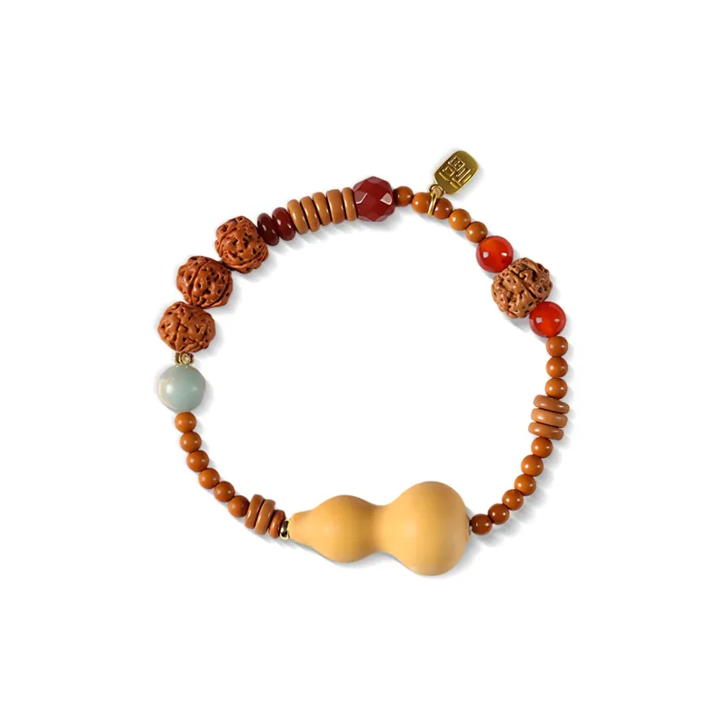 MOREL Olive Pit/Natural Gourd/Handle Bracelets Unisex-0