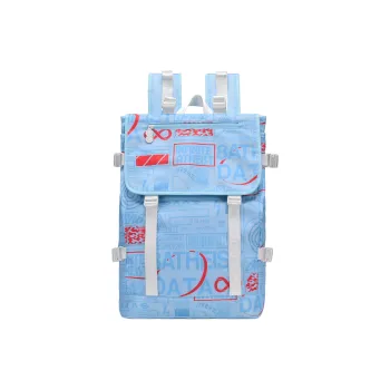 8atheist Polyester Student Backpack Regular Unisex Blue