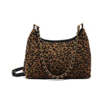 Yalu PU Material Shoulder Bag Women's Leopard Print