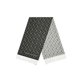 LOUIS VUITTON Game On Cashmere Knit Scarves Unisex