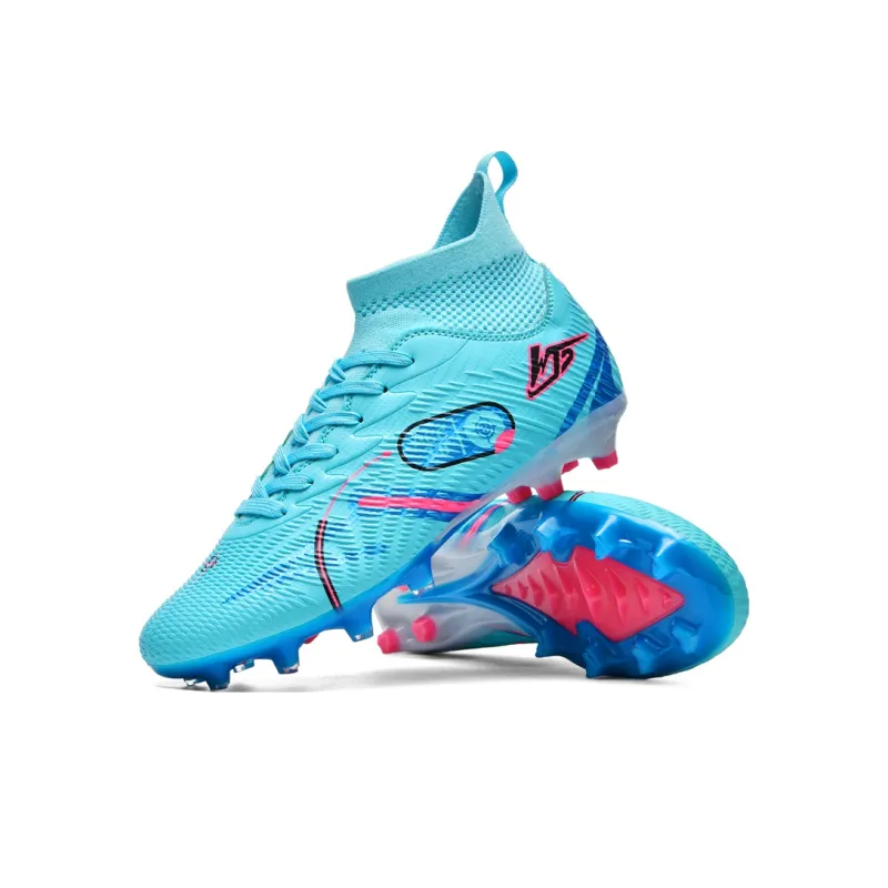 WEJIESS TF Rubber Broken Studs Soft Ground Firm Ground Anti-Slip Wear-Resistant Soccer Shoes Unisex-27