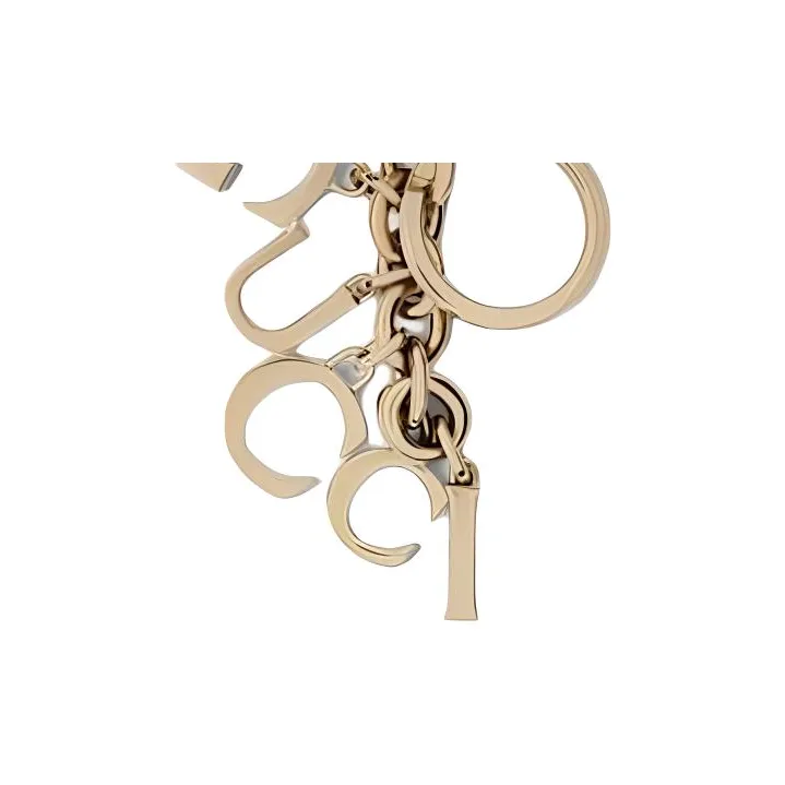 GUCCI Metal Keychains Unisex Gold-2