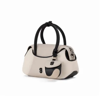 KUNOGIGI Cow Leather Handbag Regular Women's White