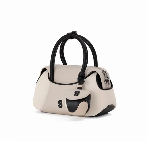 KUNOGIGI Cow Leather Handbag Regular Women's White