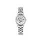 Silver Steel Band White Dial