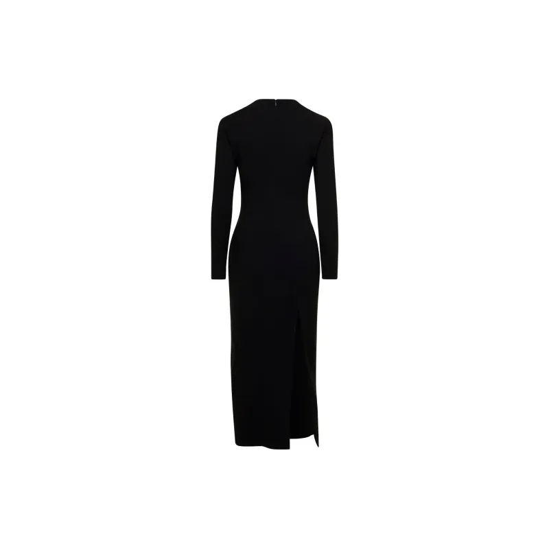 VERSACE Long Sleeved Midi Dress-1