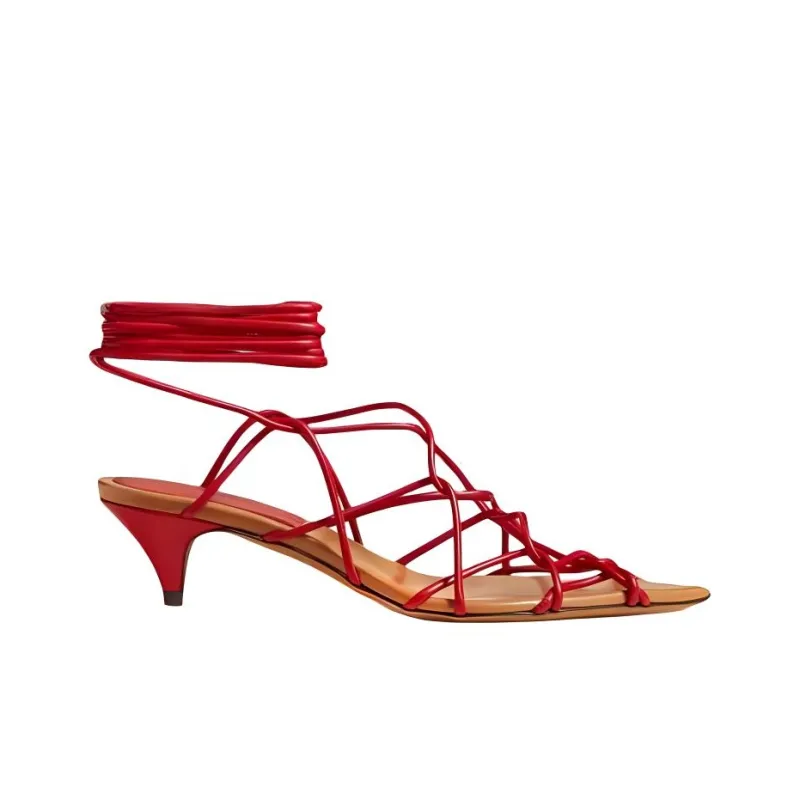 KHAITE The Arden Pointed Toe Heeled Sandals Women's-1