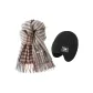 Scarf+Fleece Earflap Hat