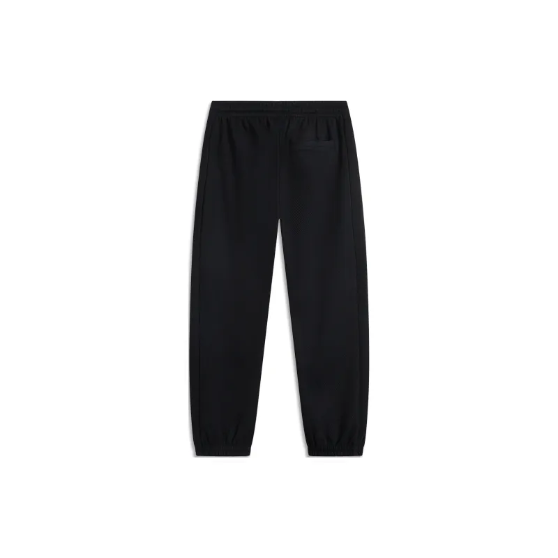 LiNing Sports Lifestyle Collection Sports Trendy Collection Knitted Sports Pants Men's Black-1