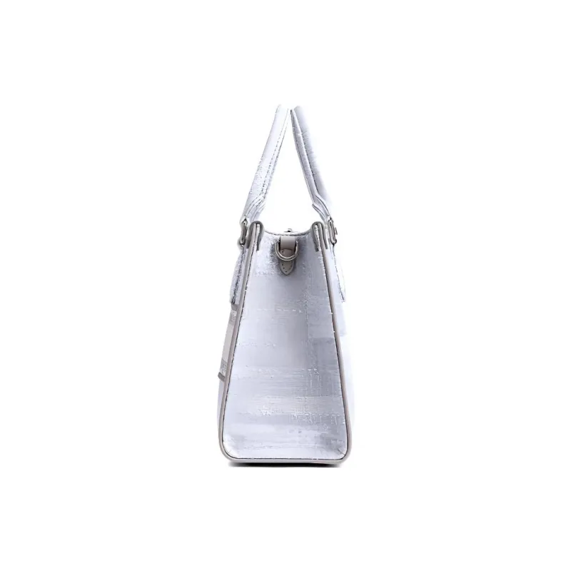 FION Fabric Tote Bag, Shopping Bag, Handbag, Crossbody Bag Regular Women's Light Gray-2
