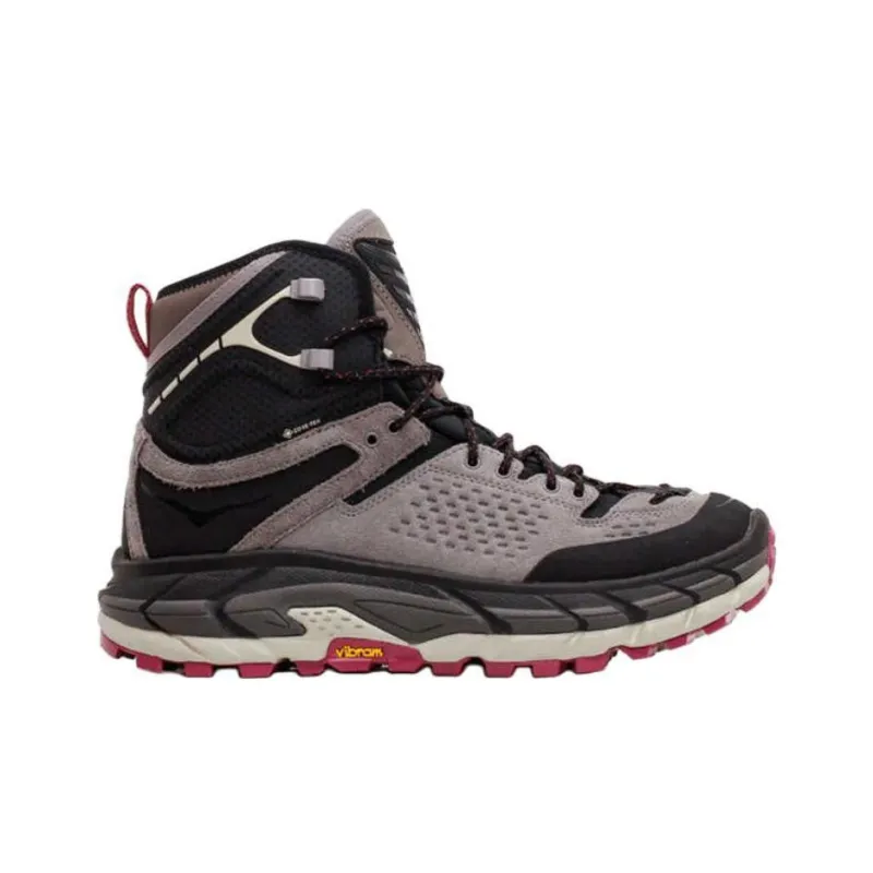 HOKA ONE ONE Tor Ultra Anti Slip Wear Resistant High Top Hiking Shoes Unisex Gray Black-1