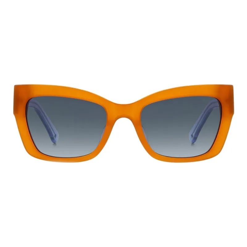 Kate Spade Acetate Irregular Shape Sunglasses Women's Brown/Blue-1