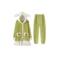 Green (Sleep Robe+Pants)