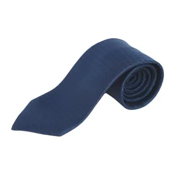 HERMES Silk Ties Unisex Large Sea Blue