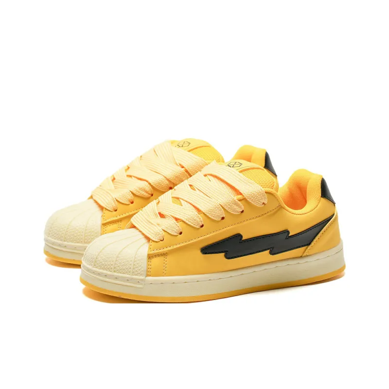 KAAVER OTTO Wear-Resistant Lightweight Breathable Support Height Increasing Low-Top Skateboard Shoes Unisex Box-14