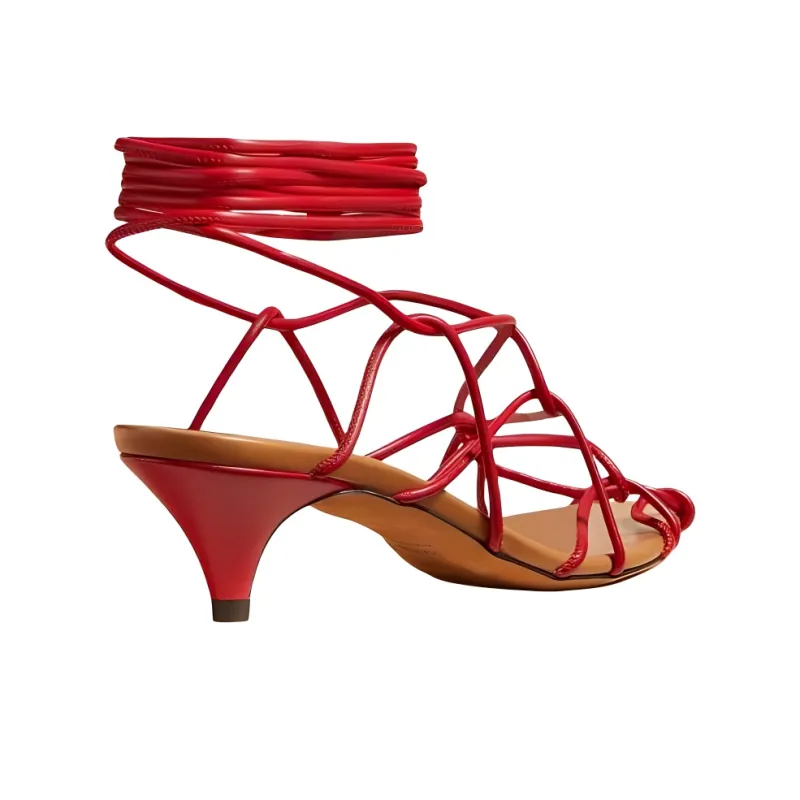 KHAITE The Arden Pointed Toe Heeled Sandals Women's-3
