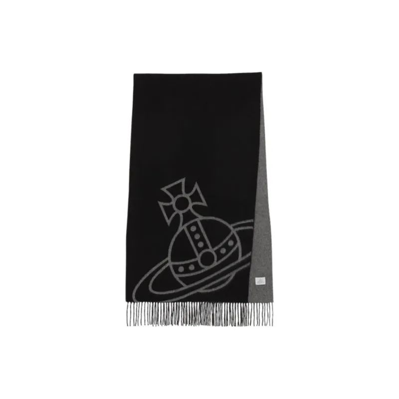 Vivienne Westwood Knit Scarves Unisex Black-0