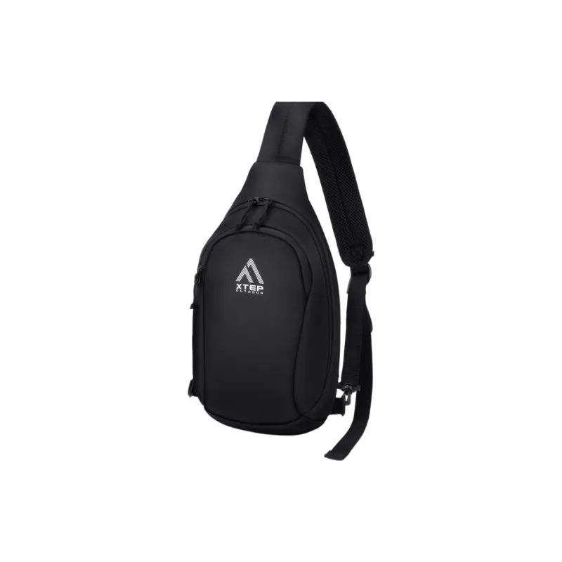 XTEP Fabric Sling Bag Regular Men's Black-0