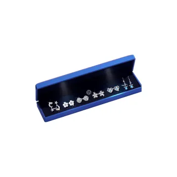 GAGA S999 Fine Silver Stud Earrings Women's