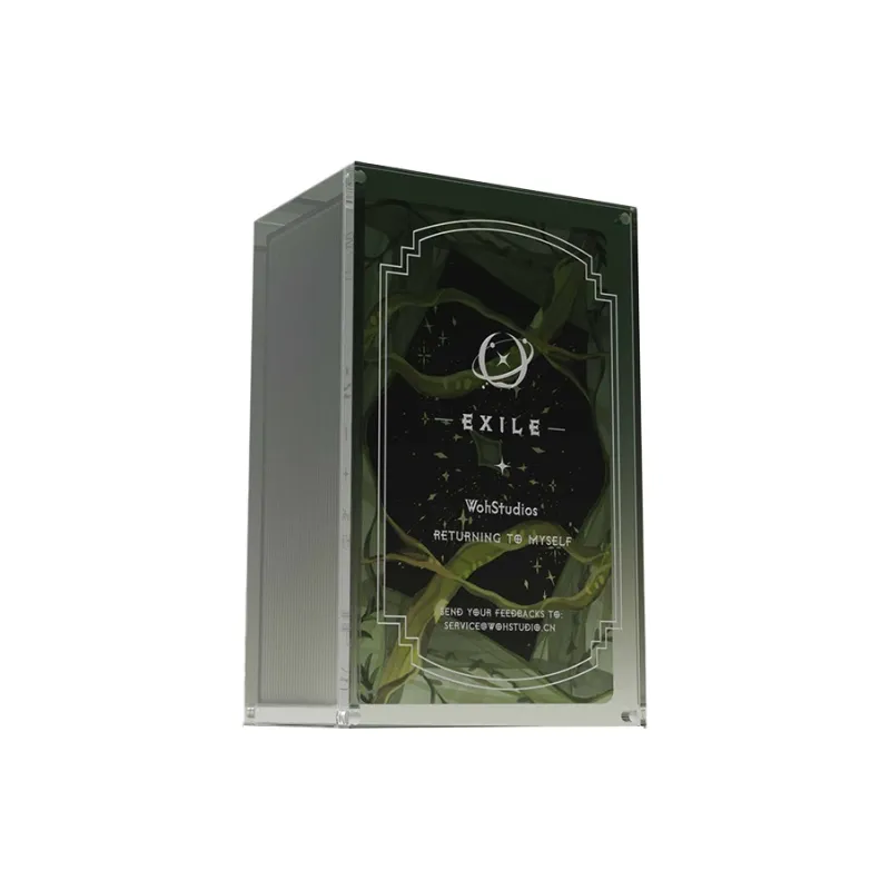 WohStudios Tarot Cloud Mist Twin Vertigo Series Holographic Card Board Games-0