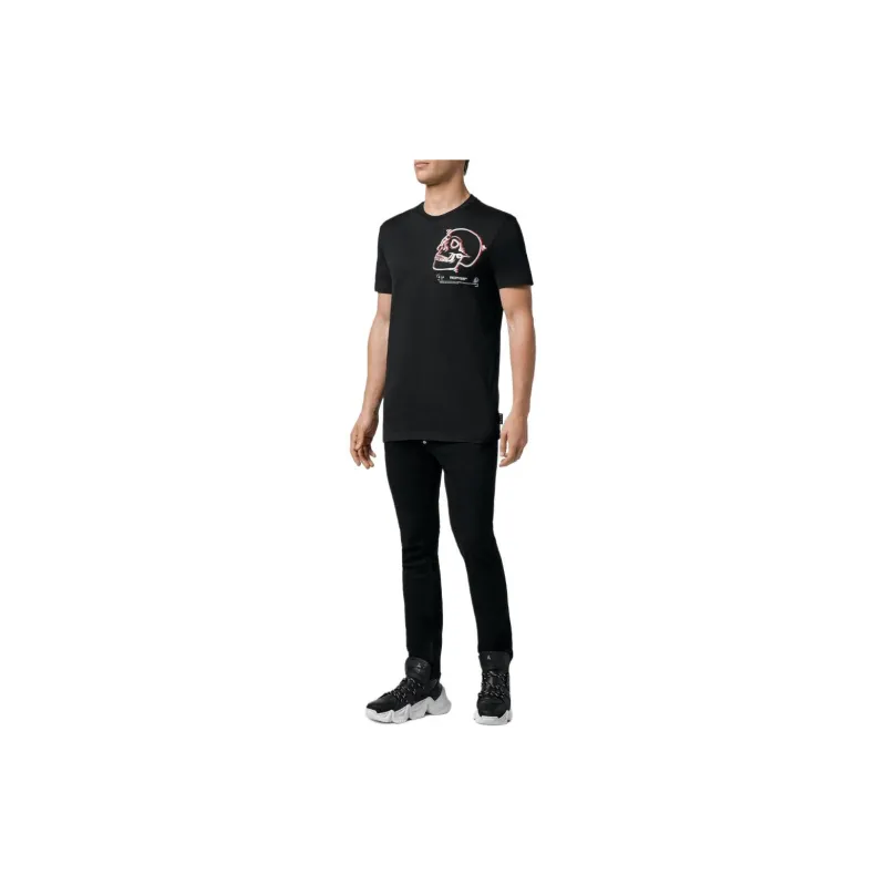 PHILIPP PLEIN Skull print Round neck T shirt-1