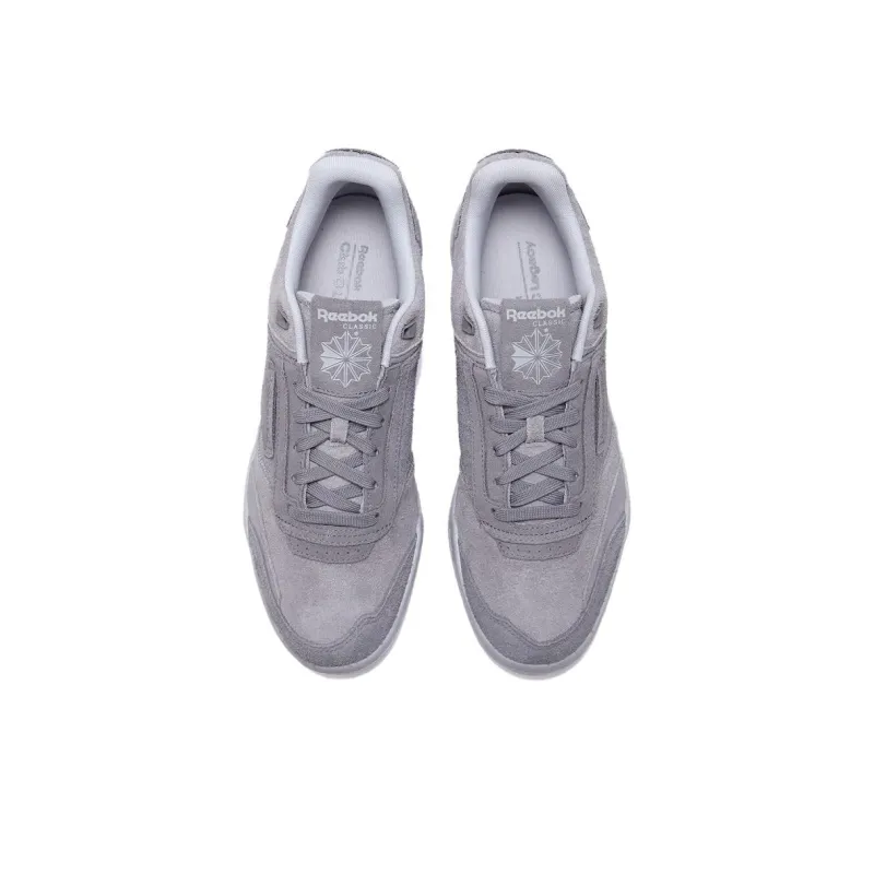 Reebok Club C Anti Slip Wear Resistant Low Top Skateboard Shoes Unisex Gray-4