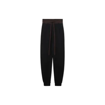 LOEWE FW24 Knitted Sports Pants Men's Black