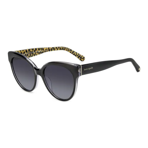 Kate Spade Acetate Round Sunglasses Women's Black