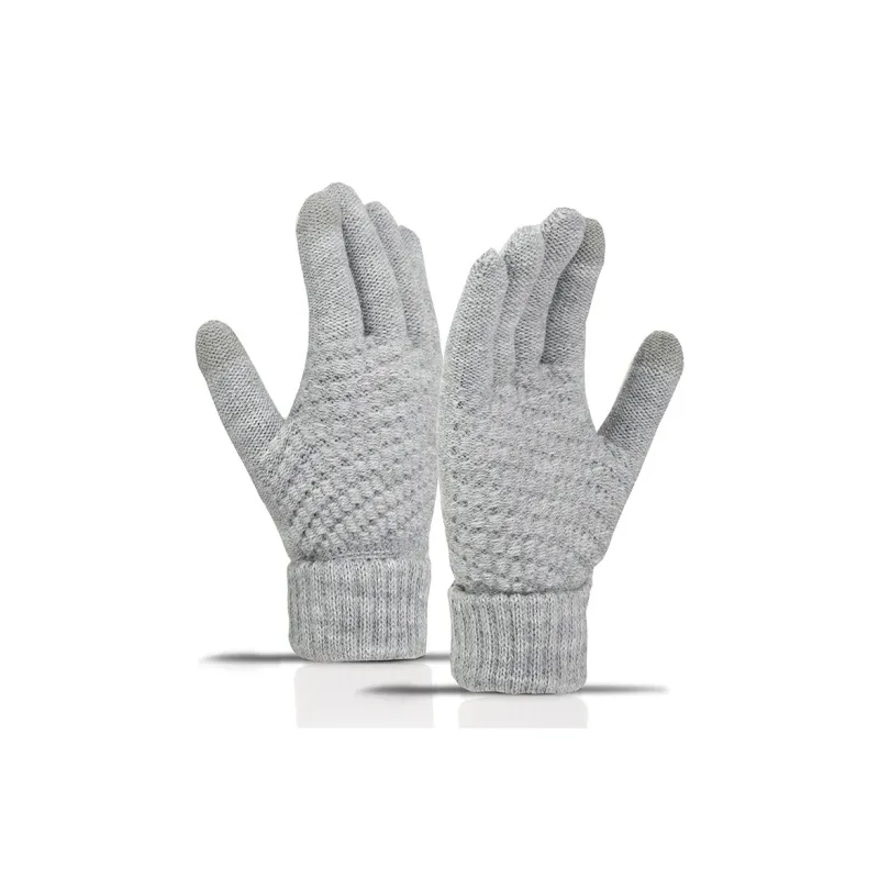 Ai Jiawei Faux Cashmere Knit Gloves Unisex-33