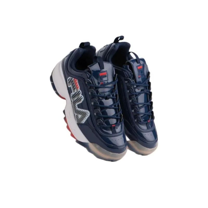FILA Disruptor 2 Anti Slip Wear Resistant Low Top Training Shoes Men's Blue-2