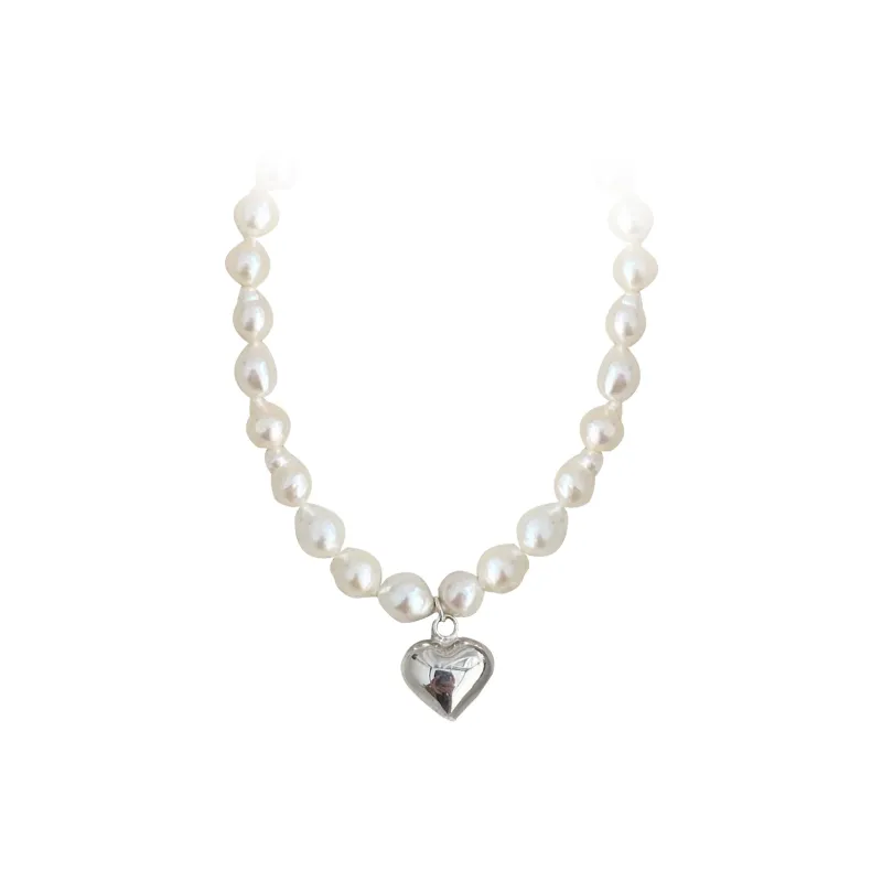 NATURALLYJOJO Freshwater Pearl Necklaces Women's White-0