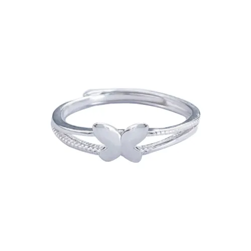 YINGNIXINDONG 999 Fine Silver Rings Women's