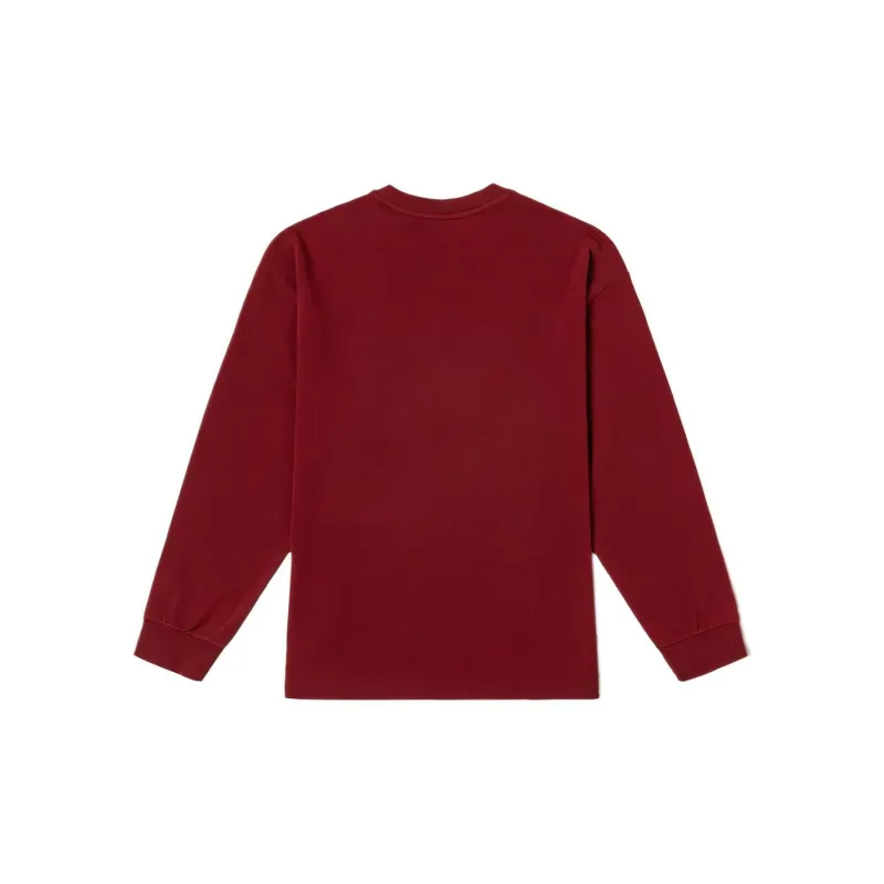 Vans TEE LS T Shirts Unisex Red-1