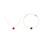 [Red Charm Collection]Necklace+Bracelet