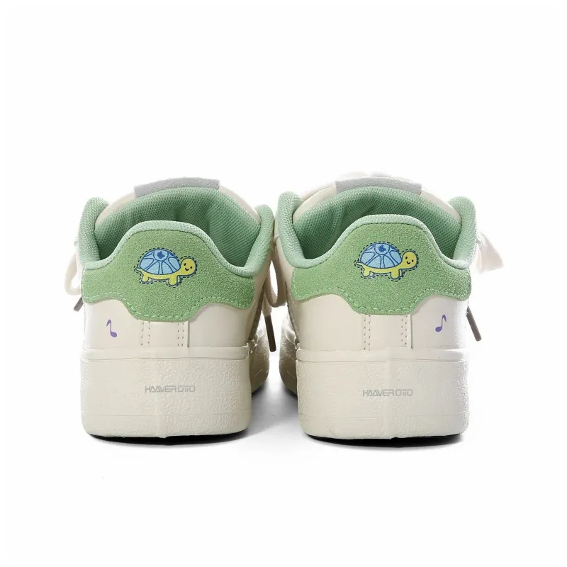 KAAVER OTTO Low Top Skateboard Shoes Women's Green Grape-5