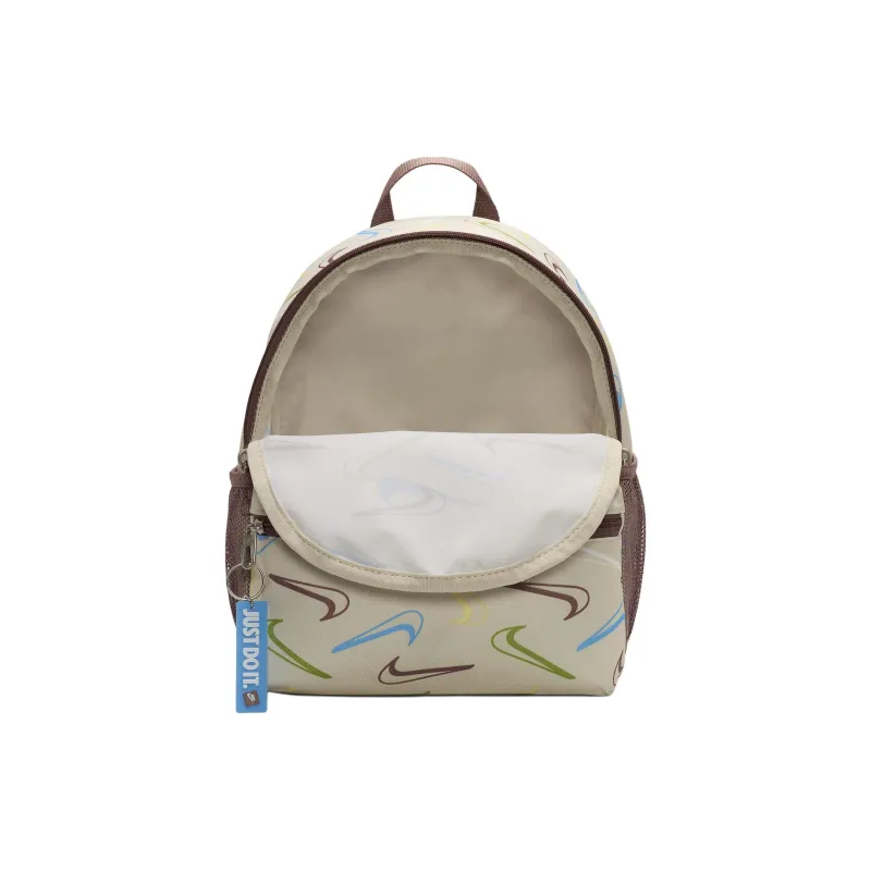 Nike Polyester Backpack Mini Kids' Light Ore Brown & Smoky Purple & University Blue-3