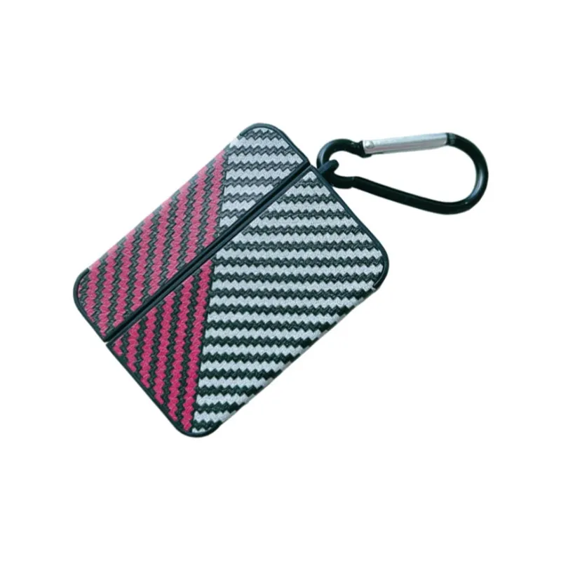 Baohuguang Compatible With AirPods 2/4/pro 2/1 TPU Square Creative Carbon Fiber Individual Niche Headphone Cases-8