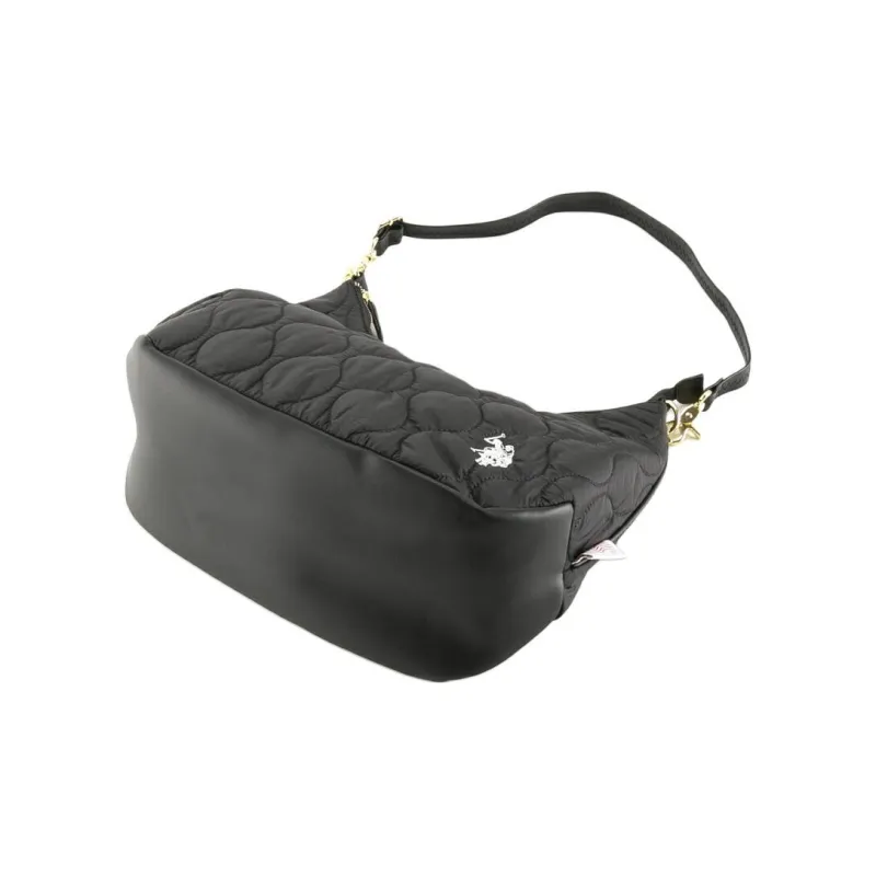 U.S. POLO ASSN. Nylon Shoulder Bag Women's Black-5