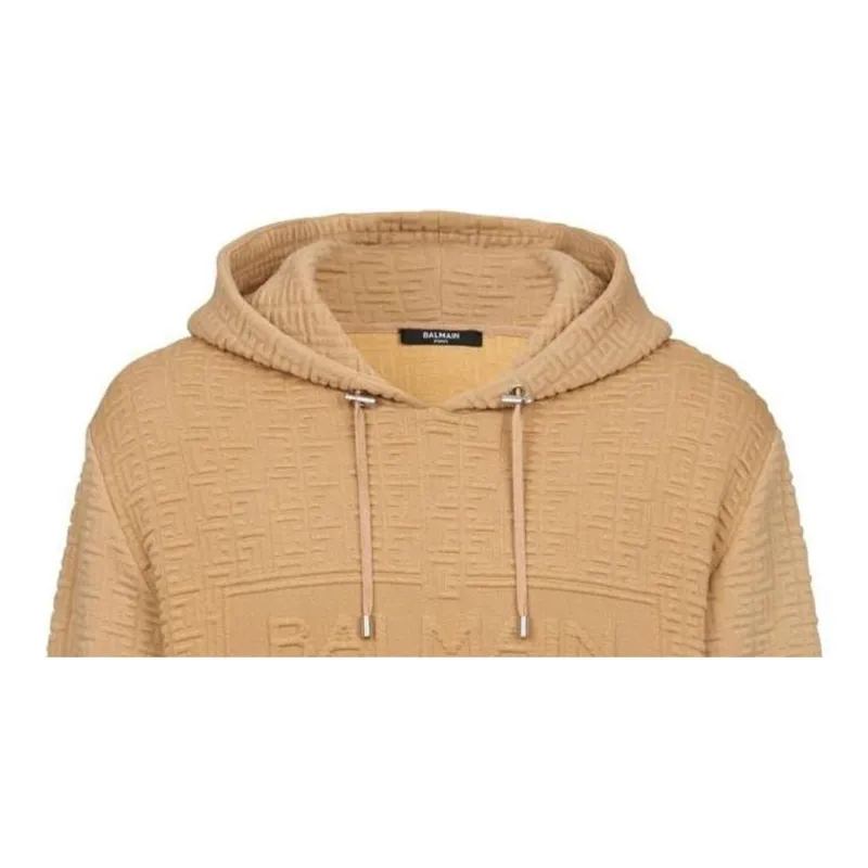 BALMAIN FW22 Sweatshirt Men's Khaki-4