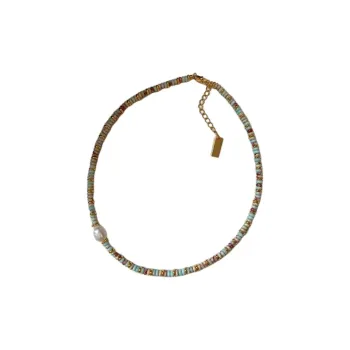 NOME Shoushan Stone Pearl Necklaces Women's