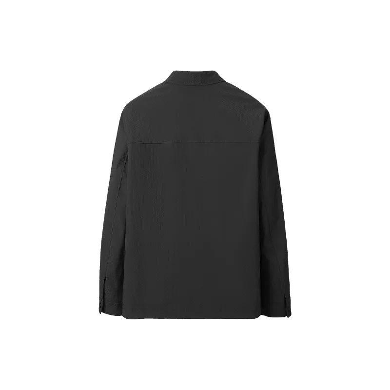 HLA Jackets Men Black Pattern 15-1