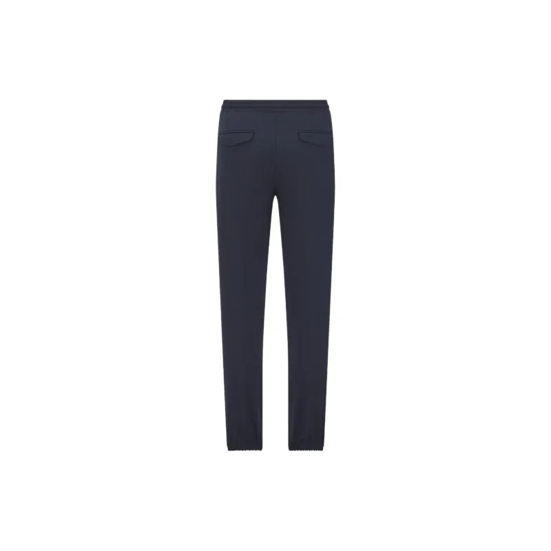 DIOR Knitted Sports Pants Men's Blue-1