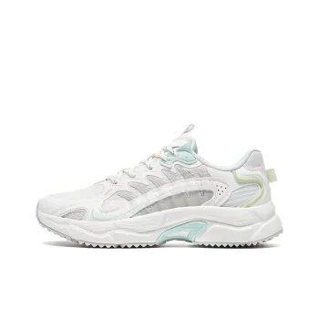 XTEP Trace 1.5 Anti Slip And Wear Resistant Breathable Low Top Running Shoes Women's Sail White
