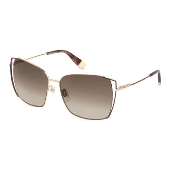 Furla Metal Butterfly Sunglasses Unisex Brown