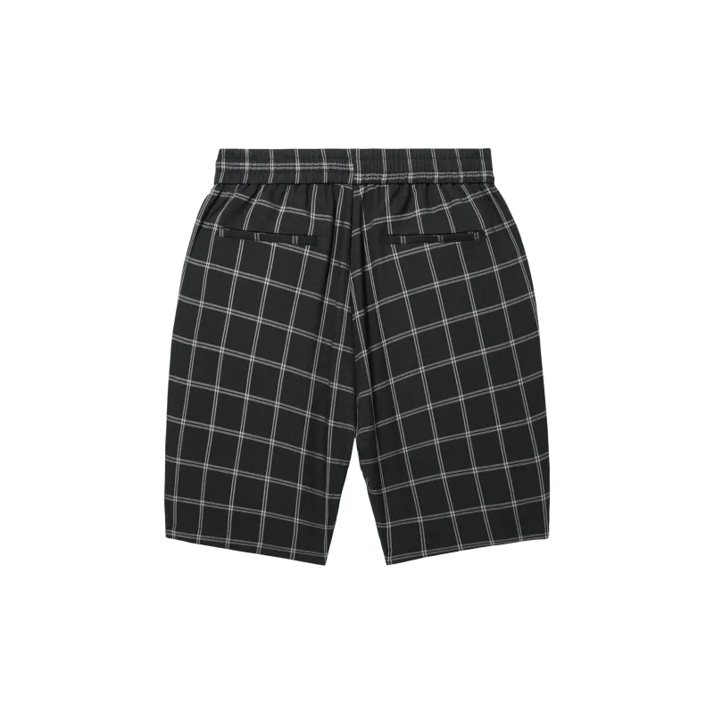 Pin Li Casual Shorts Men's Black-1