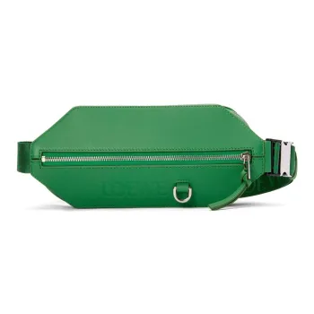 LOEWE Calfskin Shoulder Bag Crossbody Bag Fanny Pack Men's Tropical Green