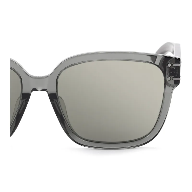 DIOR Acetate Square Sunglasses Women's Gray-3