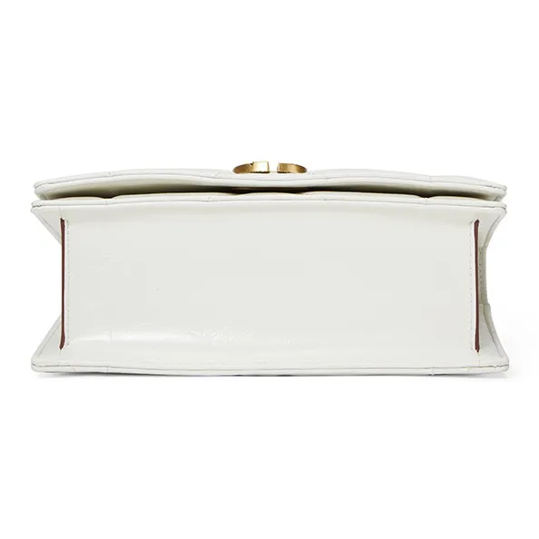 PIERRE CARDIN Cow Leather Crossbody Handbag Women's Black/Ecru-12
