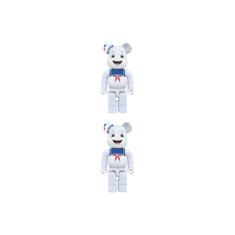 BE@RBRICK Stay Puft Marshmallow Man White Chrome Ver.-2