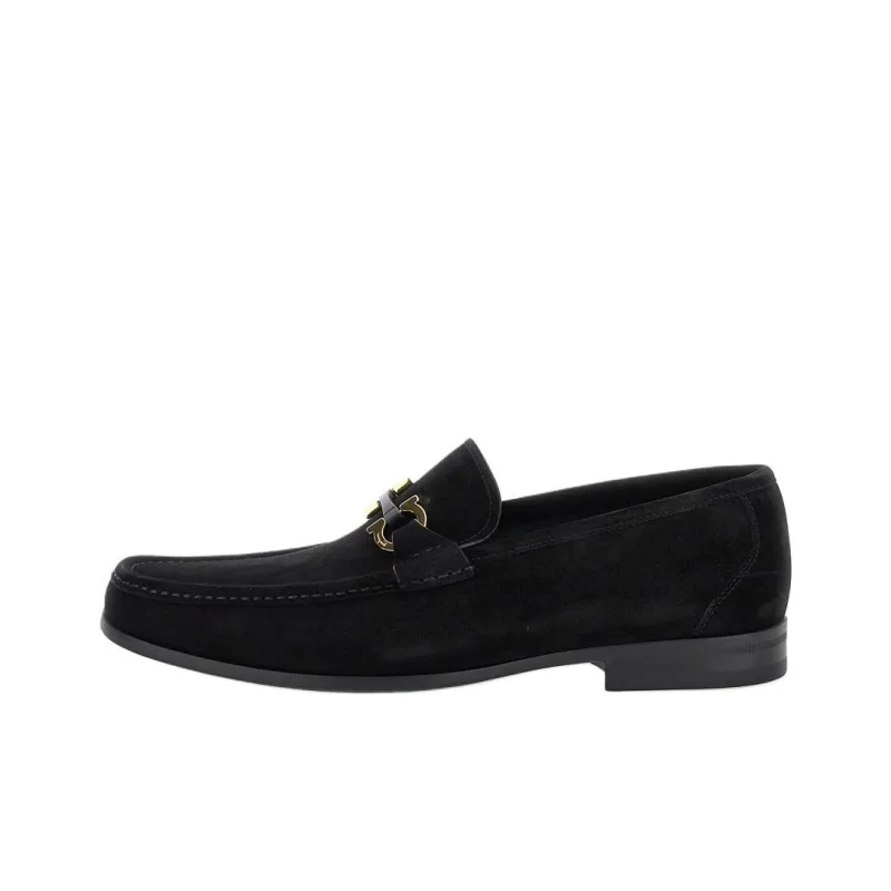 FERRAGAMO GANCINI Loafers Men's Black-0